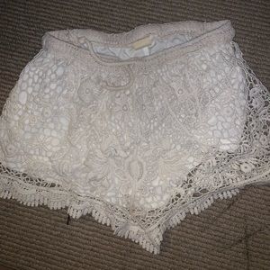 Crochet shorts